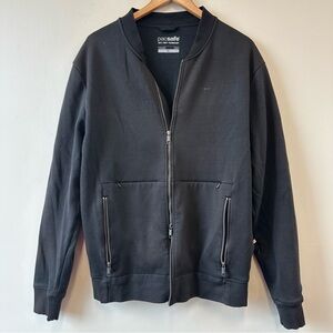 Pacsafe Men's Transit Zip-Up Black Jacket